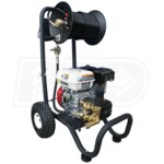 Cam Spray Professional 2500 PSI (Gas - Cold Water) Portable Jetter w/ Honda Engine