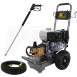 BE Professional 4000 PSI (Gas-Cold Water) Pressure Washer w/ Honda Engine