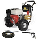 BE 2700 PSI (Gas-Cold Water) Pressure Washer w/ Honda GX, SS Frame (Scratch-N-Dent)