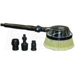 AR Blue Clean Gear Driven Swivel Rotary Brush w/ Adaptors