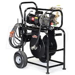 Shark 1500 PSI Portable Electric Jetter w/ Roll Cart & Accessory Kit 