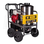 BE Professional 4000 PSI (Gas - Hot Water) Pressure Washer w/ Comet Pump & Electric Start GX390 Engine
