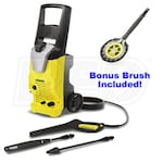 Karcher 1800 PSI (Electric-Cold Water) Pressure Washer w/ Induction Motor & Bonus Rotating Brush