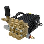 General Pump Fully Plumbed Made Ready 3600 PSI 8.5 GPM (Solid Shaft) Triplex Pressure Washer Pump (Belt Drive)