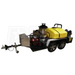 Cam Spray Professional 7000 PSI (Gas - Hot Water) Trailer Pressure Washer w/ AR Pump & Electric Start Honda GX690 Engine