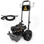 BE Professional 2000 PSI (Electric - Cold Water) Wall Mount Pressure Washer  w/ Auto Stop-Start