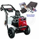 PowerBOSS 3000 PSI Pressure Washer w/ Honda Engine & Bonus Starter Kit