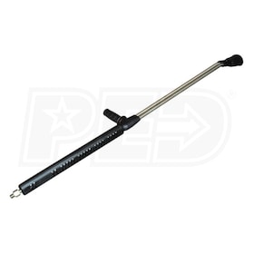 MTM Hydro DLE28 Professional 42" 4100 PSI Stainless Steel Dual Spray Lance (1/4" NPT, 300°F)