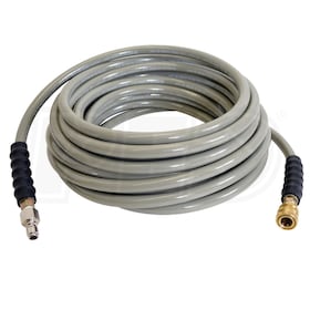 Simpson Armor 50-Foot (3/8") 4500 PSI High Pressure Hose w/ Quick Connectors (Hot / Cold Water)