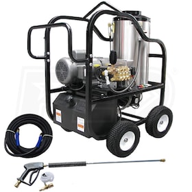 View Pressure-Pro Hot Shot Professional 3000 PSI (Electric - Hot Water) t Belt-Drive Pressure Washer (230V 1-Phase)