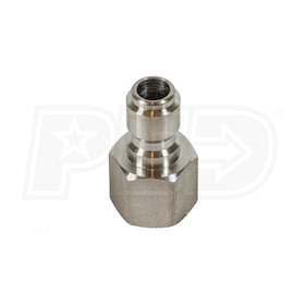 Dirt Killer 3/8" Female NPT with 3/8" Male Quick Connect Plug (Stainless Steel)