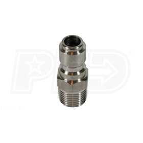 Dirt Killer 3/8" Male NPT with 3/8" Male Quick Connect Coupler (Stainless Steel)