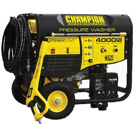 View Champion Professional Trigger Start™ 4000 PSI (Gas - Cold Water) Pressure Washer w/ Electric Start