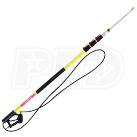 BE Power Equipment 24' Professional 4-Stage Fiberglass Telescoping Wand (4000 PSI)