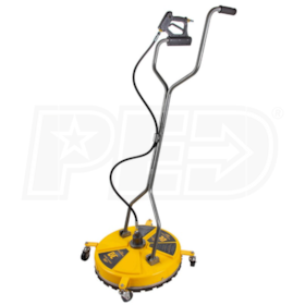 BE Power Equipment Whirl-A-Way Professional 20" Surface Cleaner w/ Greaseable Zerk & Swivel Casters (4000 PSI 180°F)