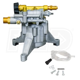 View OEM Technologies Fully Plumbed 3100 PSI 2.5 GPM Vertical Axial Pressure Washer Pump Kit