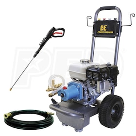 View BE Semi-Pro 3000 PSI (Gas - Cold Water) Pressure Washer w/ CAT Pump & Honda GX200 Engine