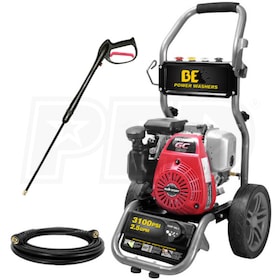 BE316HA 3100 PSI (Gas - Cold Water) Pressure Washer w/ Honda GC190 Engine