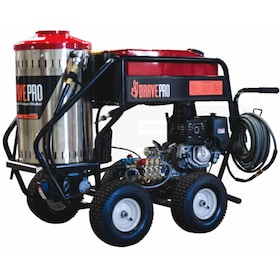 View BravePro Professional 3000 PSI (Gas - Hot Water) Pressure Washer w/ Steam & Honda Engine