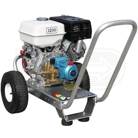 View Pressure-Pro Professional 3200 PSI (Gas-Cold Water) Aluminum Frame Pressure Washer w/ Honda GX Engine & CAT Pump
