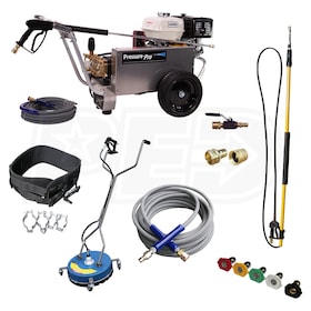 View Pressure-Pro 4000PSI Deluxe Start Your Own Pressure Washing Business Kit w/ Belt-Drive, Aluminum Frame, General Pump & Honda GX390  Engine (47-State Compliant)