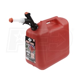 View Briggs & Stratton 5 Gallon Plastic Spill Proof Gas Can