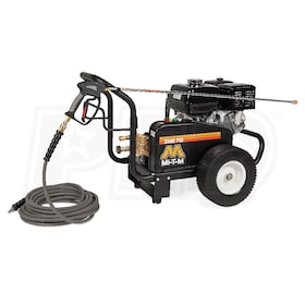 View Mi-T-M JCW Professional 3500 PSI (Gas - Cold Water) Belt-Drive Pressure Washer w/ AR Pump & Honda GX390 Engine