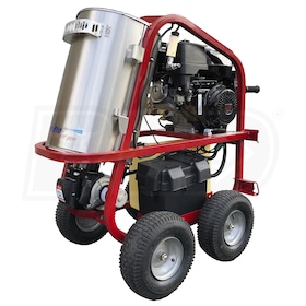 View Hot2Go SH Series Professional 4000 PSI (Gas - Hot Water) Pressure Washer w/ AR Pump & Honda GX390 Electric Start Engine & Steam