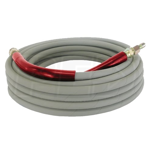 pressure washing hose black WITH 3/8 fittings NEW 6800 PSI 100 ft 