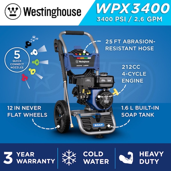 Westinghouse WPX3400