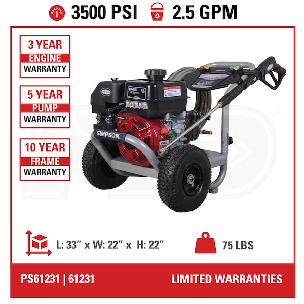 Simpson PS61231-S