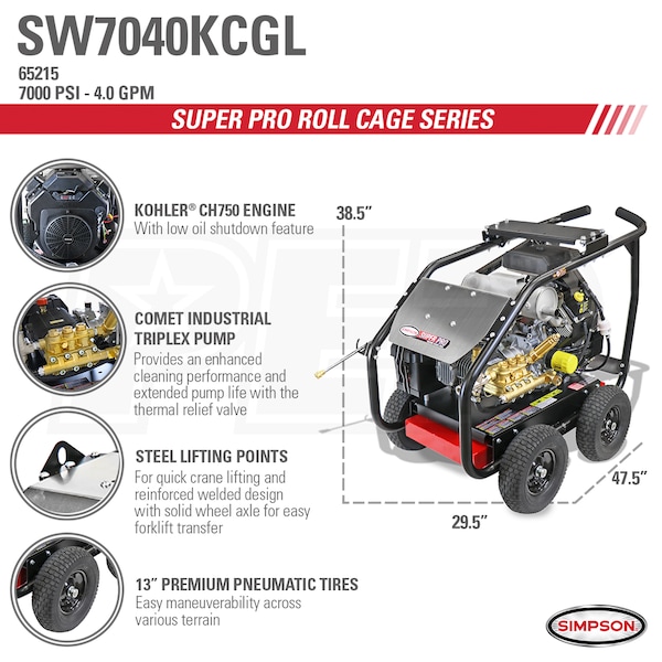 Simpson SW7040KCGL