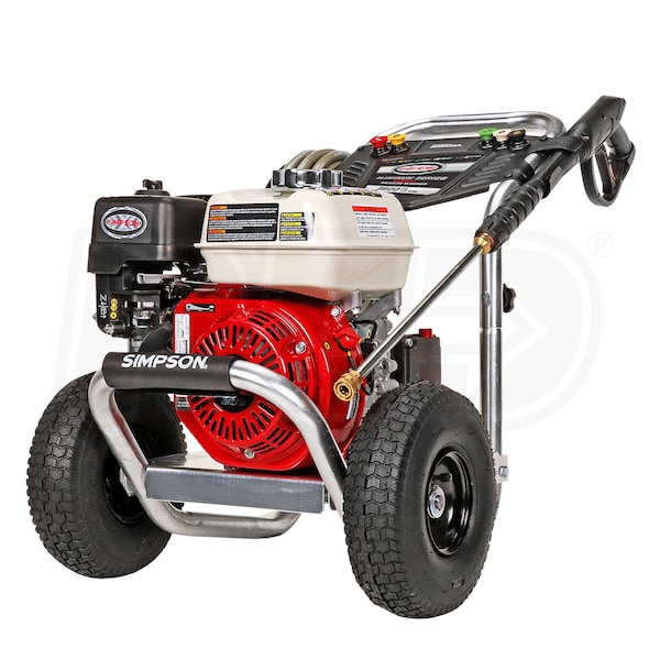 Simpson Professional ALH3425-S 3600 PSI (Gas - Cold Water) Aluminum Frame  Pressure Washer w/ AAA Pump & Honda GX200 Engine (CARB FOR 50 STATES)