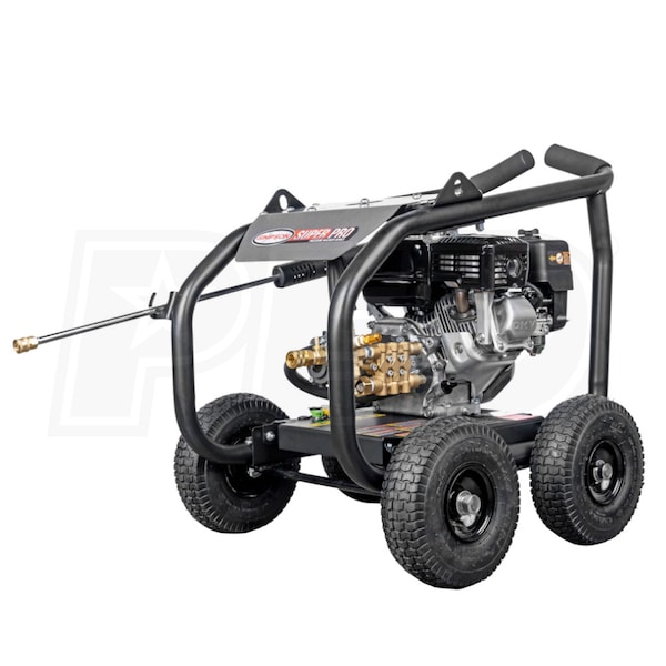 Simpson SuperPro Roll-Cage 3600 PSI 2.5 GPM GAS Cold Water Pressure Washer with Honda GX200 Engine