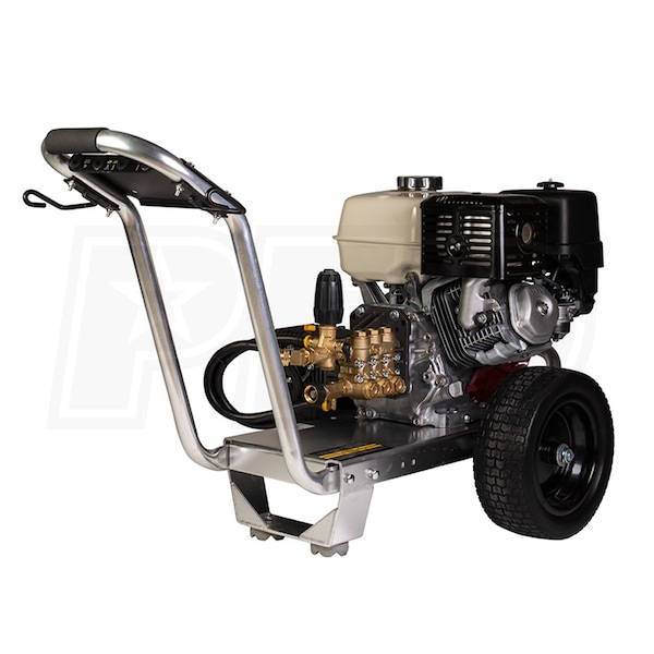 Be Power Equipment 4000 PSI 4.0 GPM Gas Pressure Washer with Honda GX390 Engine and Comet Triplex Pump