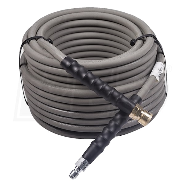 100 ft 3//8/" Green Non-Marking 4000psi Pressure Washer Hose With Quick Connectors