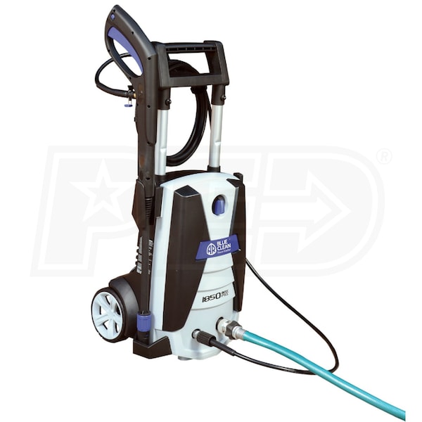 AR Blue Clean 1850 PSI Electric Cold Water Pressure Washer w Total Stop System