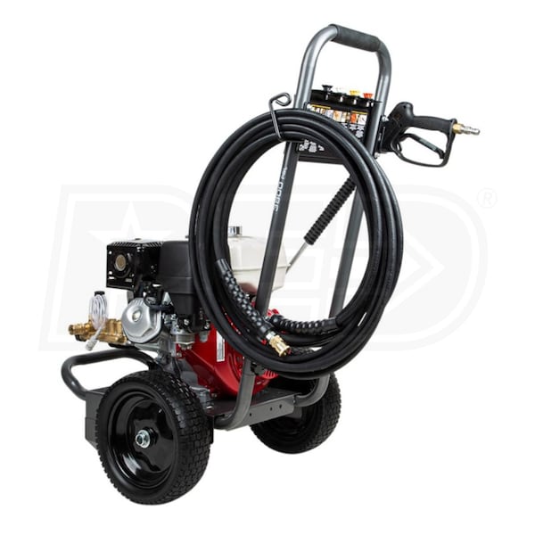 BE Power Equipment B389HA BE Professional 3800 PSI Gas Cold Water Pressure Washer w AR Pump Honda GX270 Engine