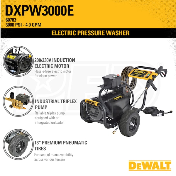Dewalt 3000 psi pressure washer 2025