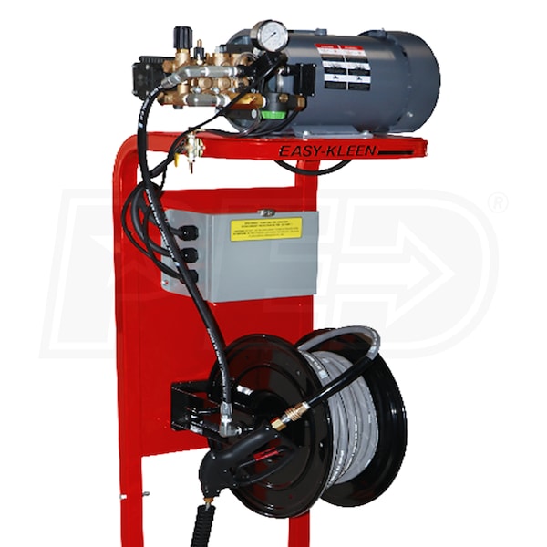 BE Professional 1500 PSI (Electric - Cold Water) Wall Mount Pressure Washer  w/ Auto Stop-Start