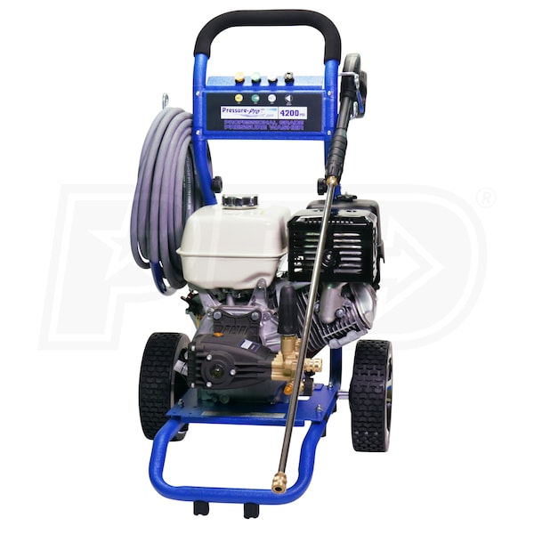 Red Ekcellent Power Washer 5000PSI 4.0GPM,Pressure Washer with Hose Reel,Cold Water Washer with Foam Cannon and 5 Quick-Connect Spray Nozzles 