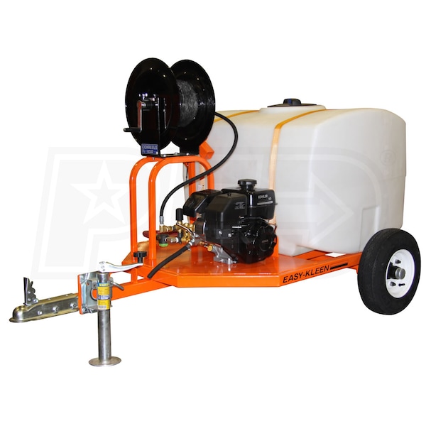 Easy-Kleen RVWASH100-6.5 RV & Car Lot 2700 PSI Gas - Cold Water Pressure  Washer Trailer w/ General Pump & Kohler Engine