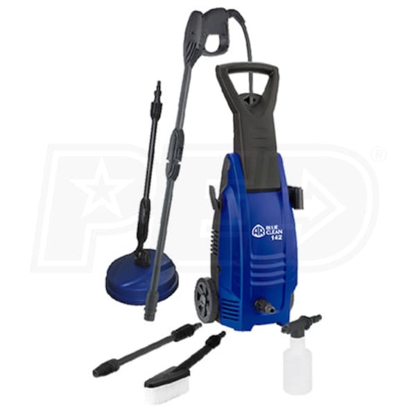 AR Blue Clean 1600 PSI Electric Cold Water Pressure Washer Bonus Kit