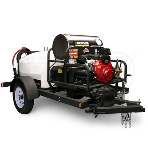 Shark TRS-2500-E Commercial 3000 PSI Gas-Hot Water Trailer ...
